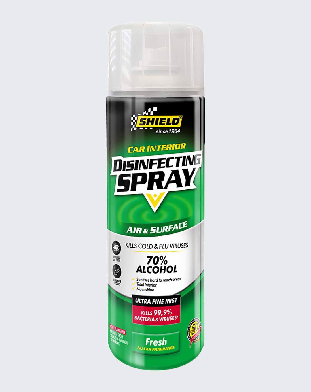 SHIELD CAR INTERIOR DISINFECTING SPARY SH1377
