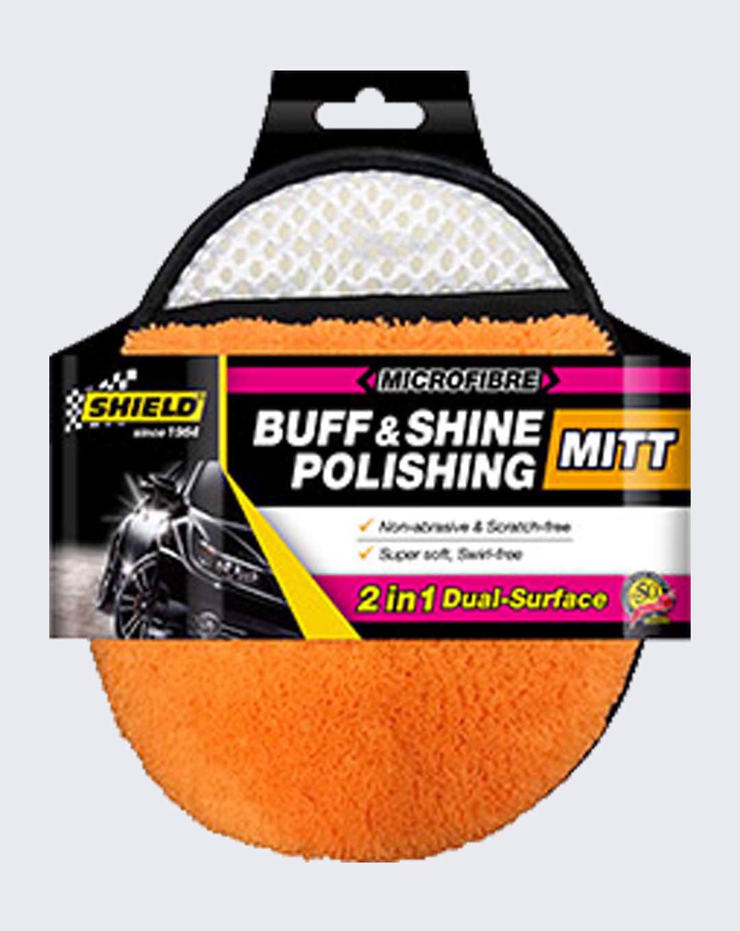 SHIELD MircroFibre Buff & Shine Polishing Mitt SH1140