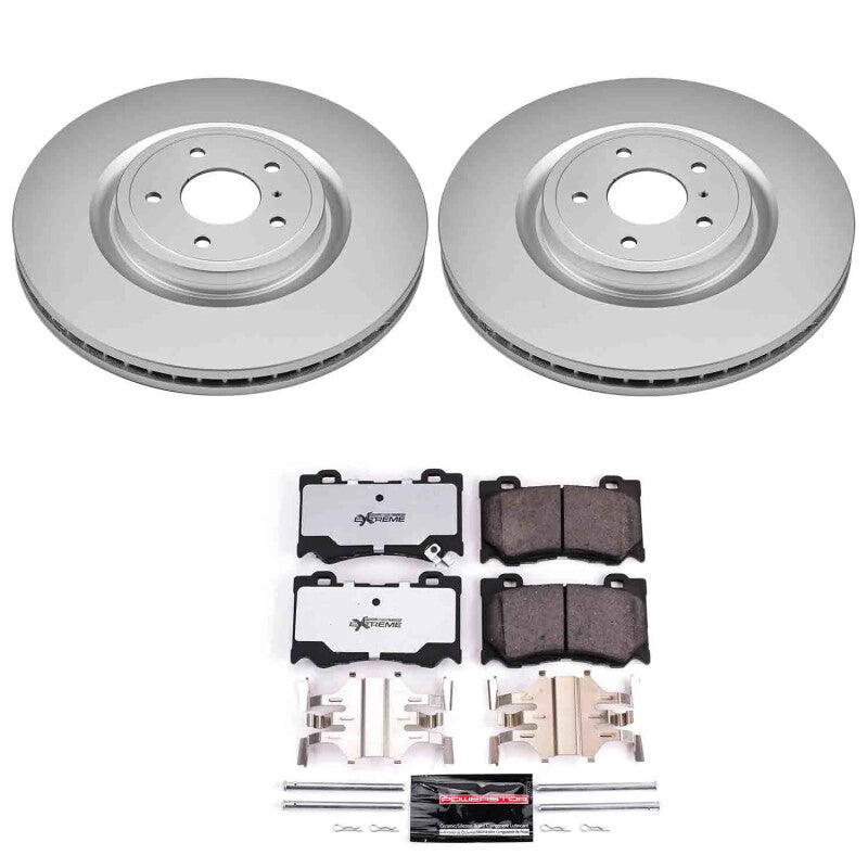 Power Stop 09-13 Infiniti FX50 Front Z26 Coated Brake Kit