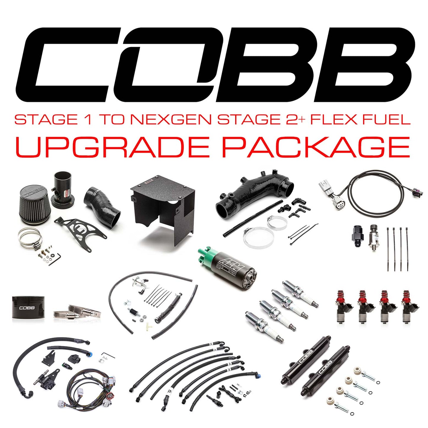 Cobb 08-21 Subaru STI NexGen Stage 2 to NexGen Stg 2 + Flex Fuel Power Package Upgrade