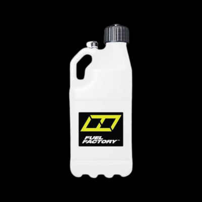FUEL FACTORY White Single Motorsport Container Jug WHITE-JUG