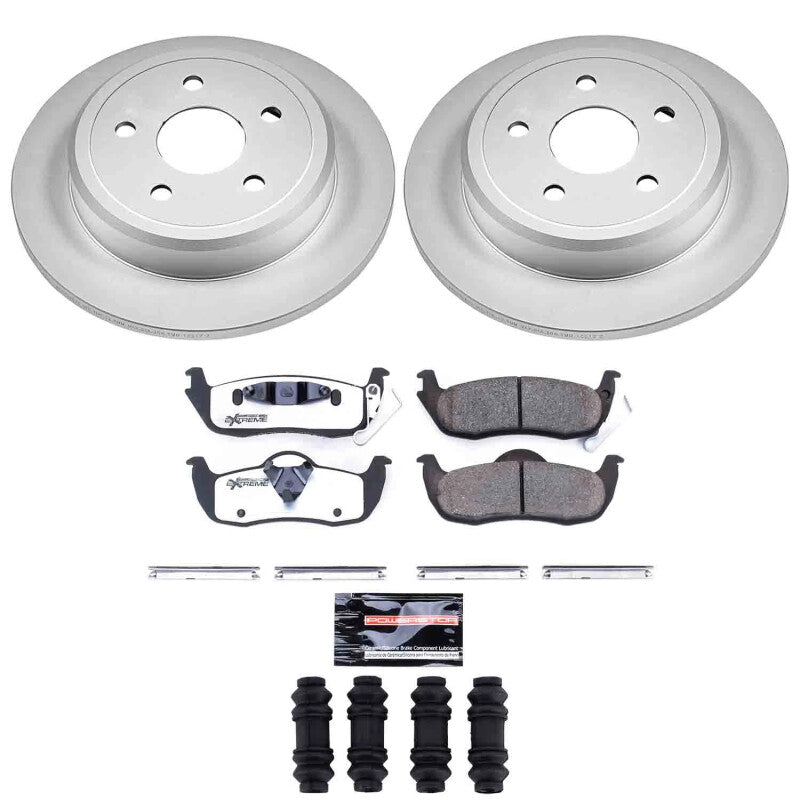 Power Stop 06-10 Jeep Commander Rear Z26 Coated Brake Kit