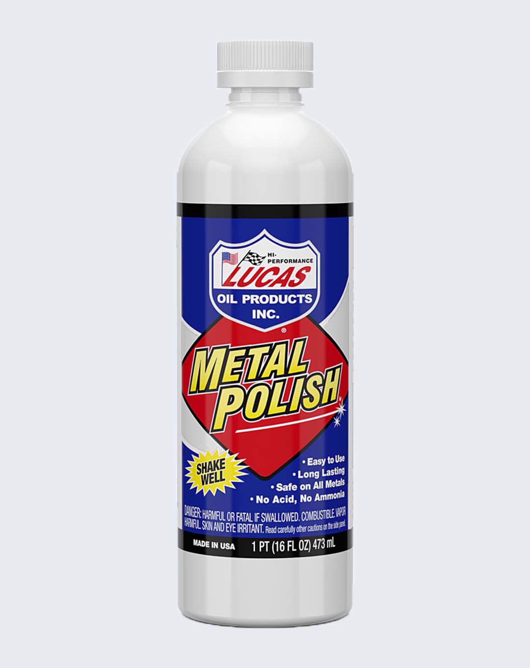 LUCAS OIL- METAL POLISH 16 OUNCE - 10155