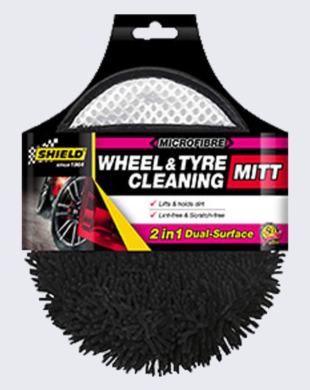 SHIELD MircroFibre Wheel & Tyre Cleaning Mitt SH1144
