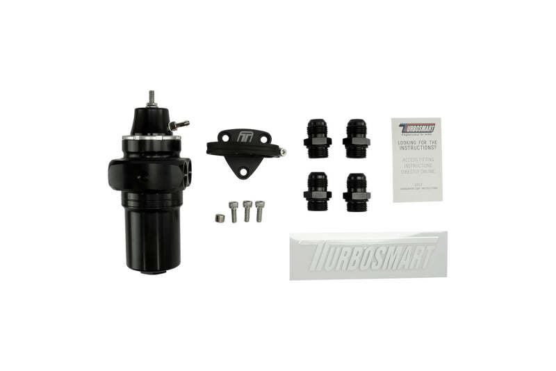Turbosmart -10AN FPRF10 Canister Style Fuel Filter w/Regulator - Black
