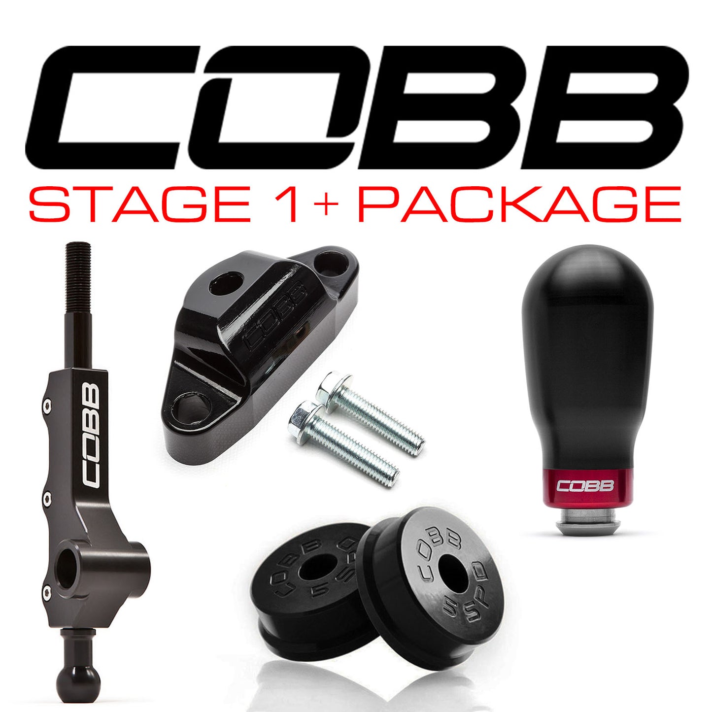 Cobb 02-07 Subaru WRX 5MT Stg 1+ Drivetrain Pkg w/Wide Barrel Shifter (Tall Weighted Knob)