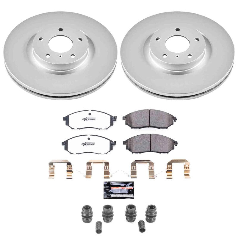 Power Stop 08-12 Infiniti EX35 Front Z26 Coated Brake Kit