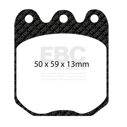 EBC Wilwood Dynapro Single Yellowstuff Brake Pads