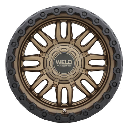 Weld Off-Road Swift 17x9in - 5x114.3 / 5x127 BP - ET-12 - 78.1mm CB- Satin Bronze Wheel & Black Ring
