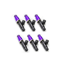 Injector Dynamics ID1050X BMW M54 Injectors 14mm Top (Purple) & Bottom (Black) Adapters (Set of 6)