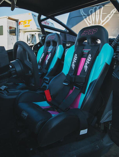 PRP Polaris RZR PRO XP XCR Suspension Seats Kit (Pair) - Black
