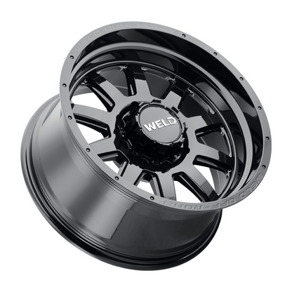 Weld Stealth 20x9 / 8x180 / 5.01 BS / 124.3 HB - Gloss Black - Non-BL Wheel