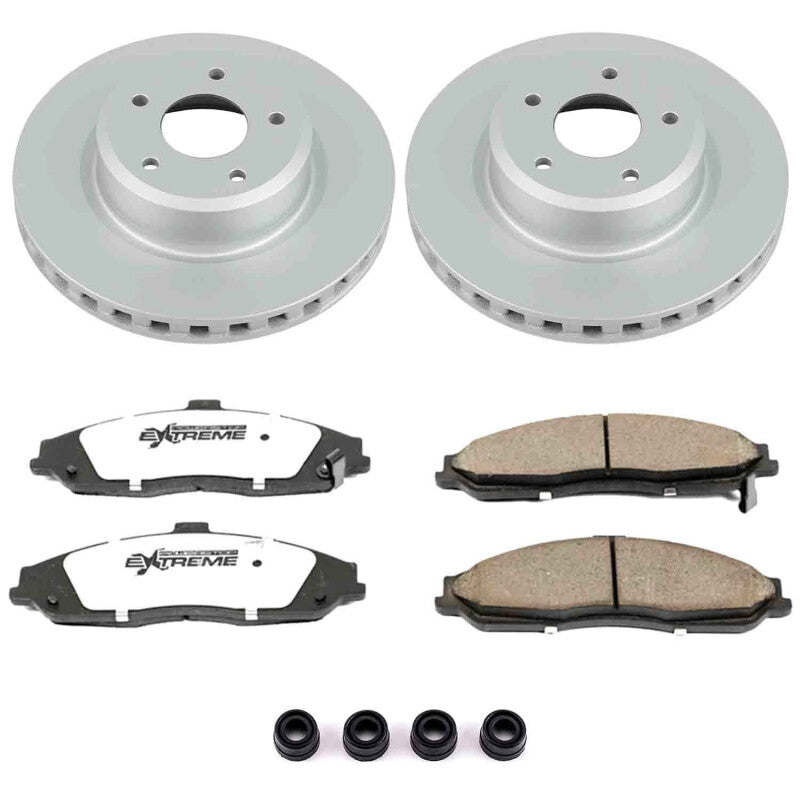 Power Stop 05-06 Pontiac GTO Front Z26 Coated Brake Kit