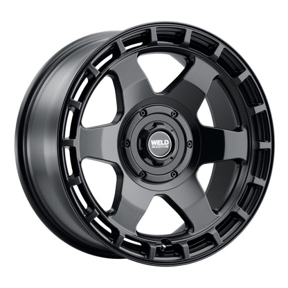 Weld Off-Road Ridge 17x9 - 5x114.3 / 5x127 BP - ET-12 - 78.1mm CB - Satin Black Wheel