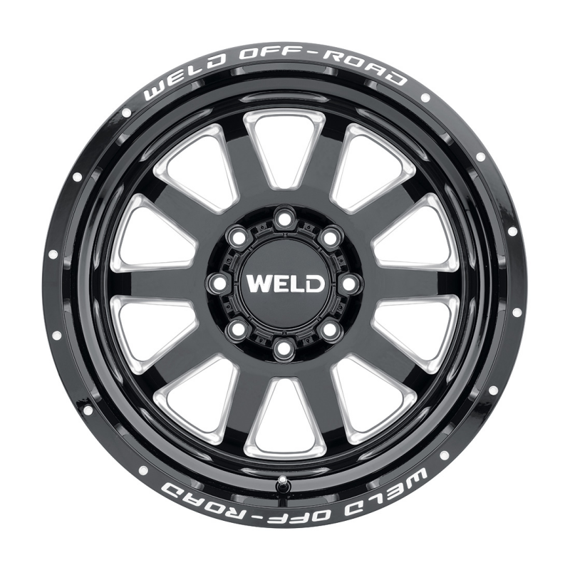 Weld Off-Road W102 20X9 Stealth 8X180 ET00 BS5 Gloss Black MIL 124.3
