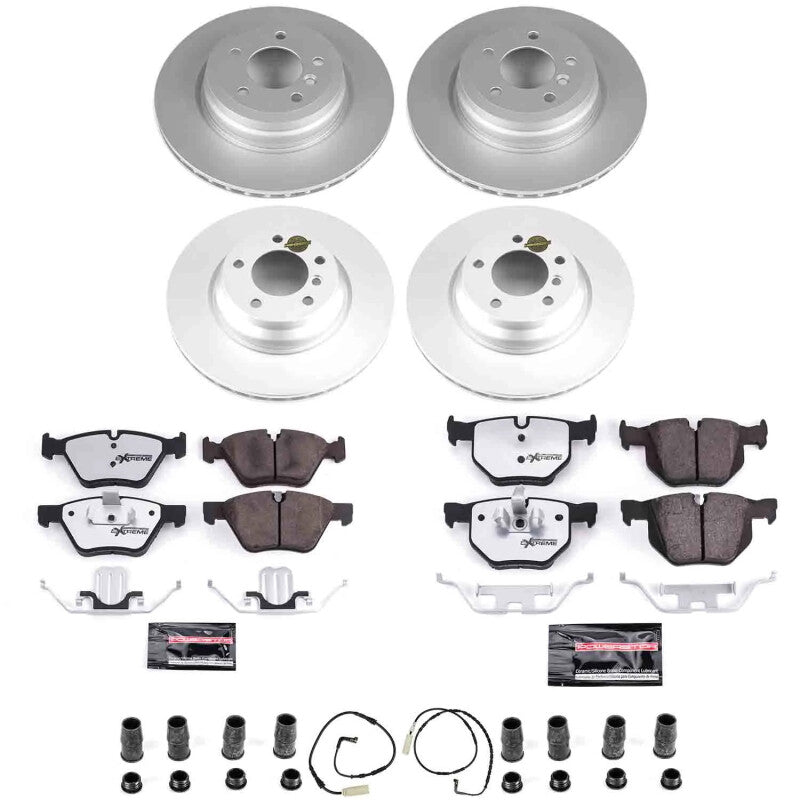 Power Stop 2006 BMW 330i Front and Rear Z26 Coated Brake Kit