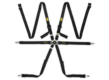 OMP 2in. Versa Endurance Racing Safety Harness- Black