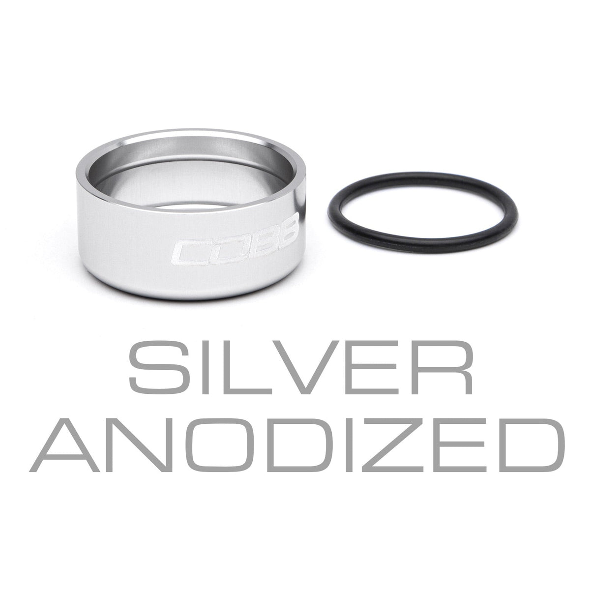 Cobb Knob Trim Ring - Silver Anodized