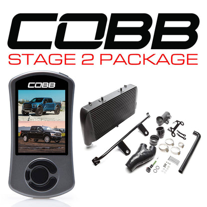 Cobb Ford F-150 Ecoboost Raptor/Ltd. Stage 2 Power Package - Black (NO INTAKE)
