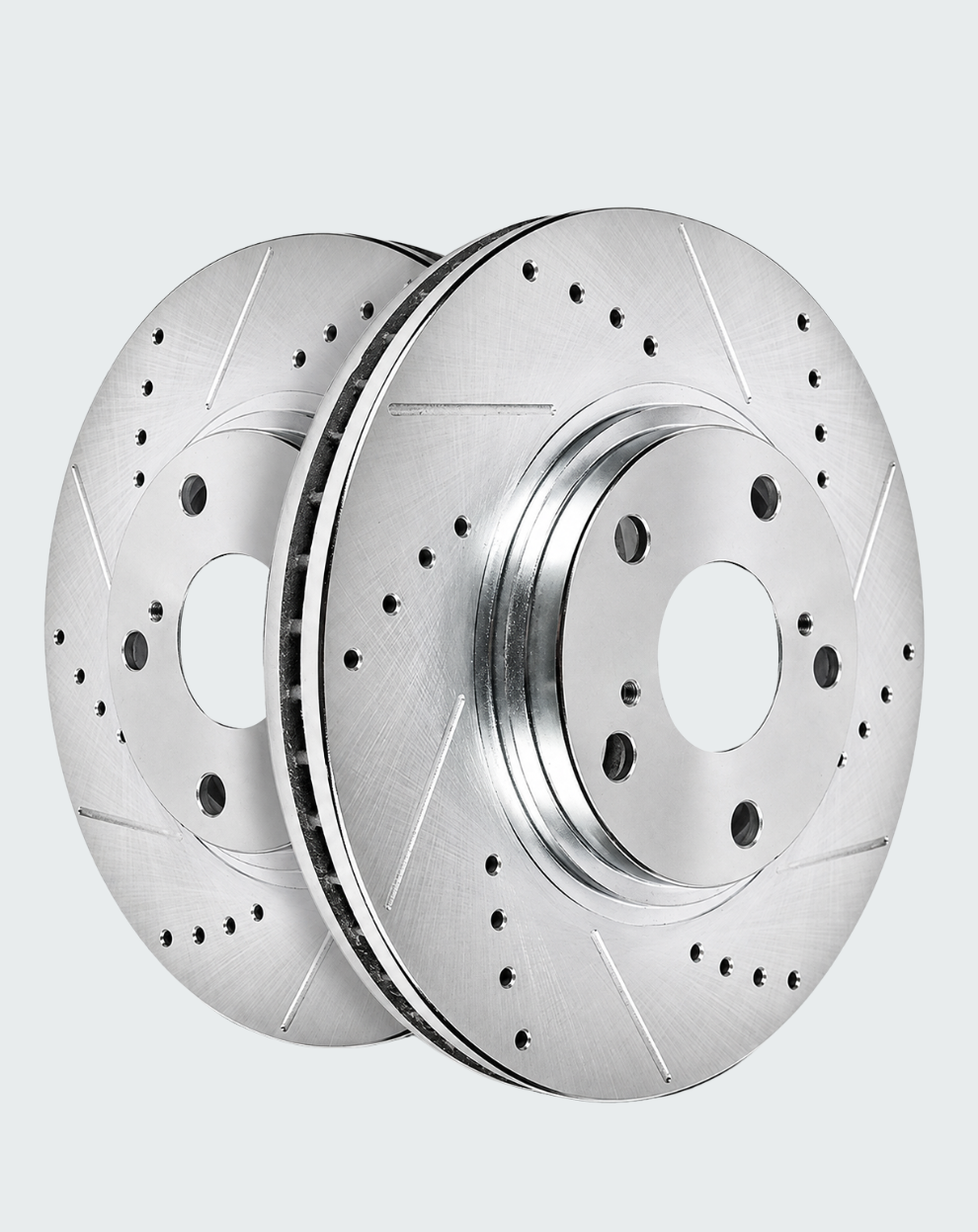 PowerStop Slotted & Drilled Rear Rotors - Nissan Patrol Y62