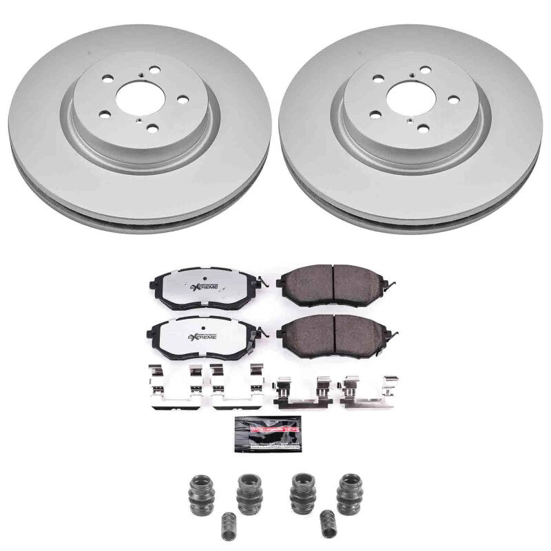 Power Stop 14-18 Subaru Forester Front Z26 Coated Brake Kit
