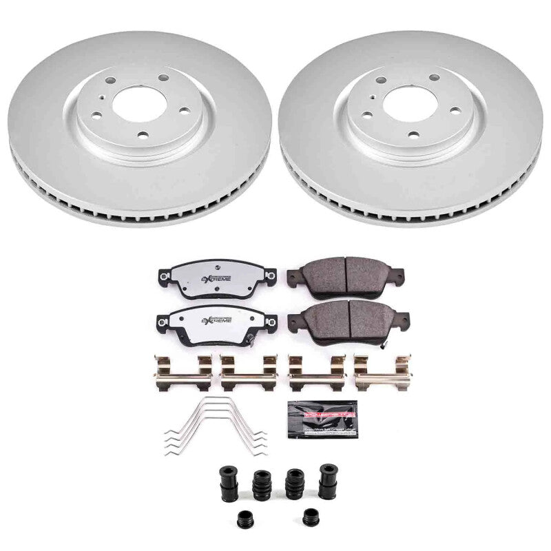 Power Stop 07-08 Infiniti G35 Front Z26 Coated Brake Kit