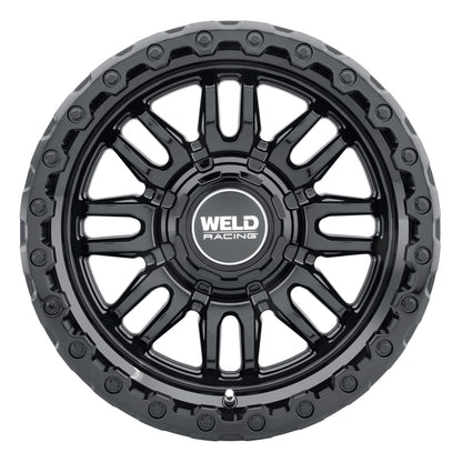 Weld Off-Road Swift 17x9in - 5x114.3 / 5x127 BP - ET-12 - 78.1mm CB - Gloss Black Wheel & Ring