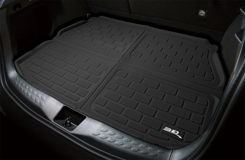 3D MAXpider 24-26 Hyundai Santa Fe Kagu Black Integrated Seatback Cargo Liner