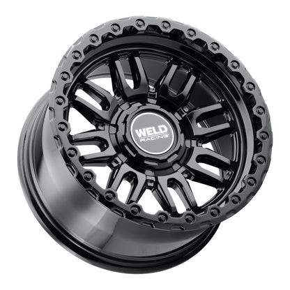 Weld Off-Road Swift 17x9in - 5x114.3 / 5x127 BP - ET-12 - 78.1mm CB - Gloss Black Wheel & Ring