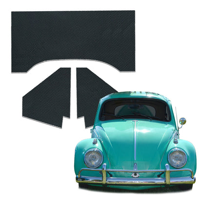 DEI Volkswagen Beetle 3-Piece Firewall Heat Shield - Black (Non-Adhesive)