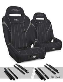 PRP GT/S.E. Suspension Seats Kit for Polaris General, RZR S 900, 900 Trail, Trail, XP 1000, Turbo, T