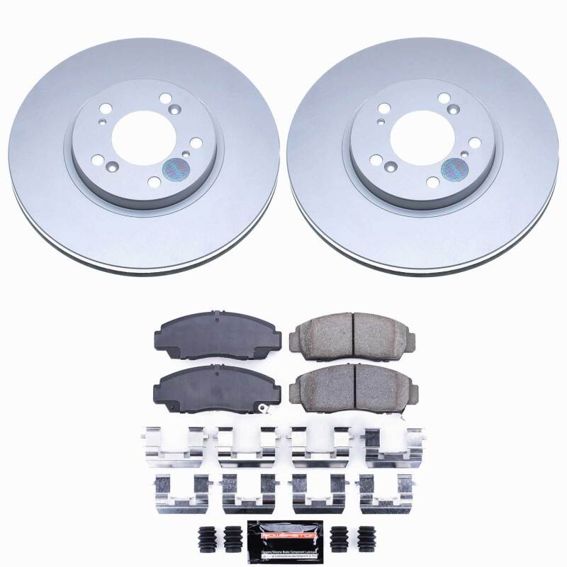Power Stop 99-04 Acura RL Front Z23 Coated Brake Kit