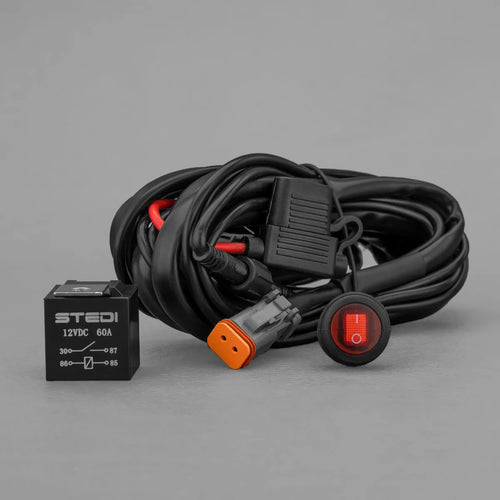 Stedi lights LED Work Light Loom Harness Not High Beam Triggered WIRLED-KIT