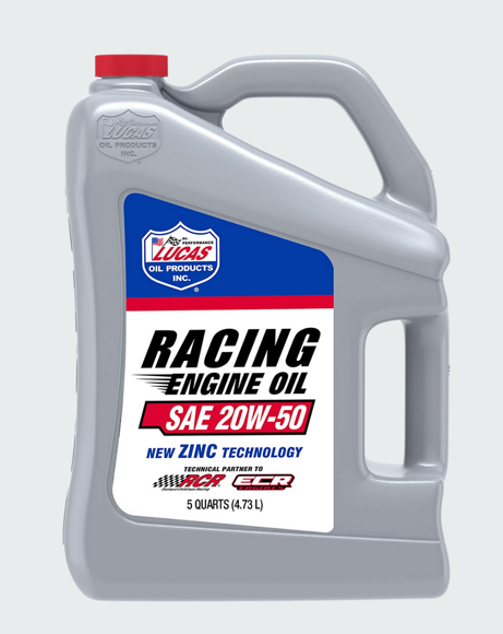 Picture of LUCAS OIL Semi-synth SAE 20w-50 Racing Motor Oil- 5 Quart