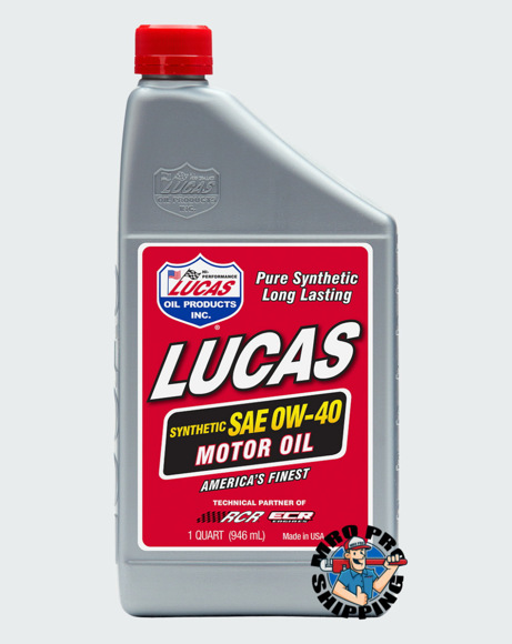 Picture of LUCAS OIL- SYNTHETIC SAE 0W-40 MOTOR OIL 1 QUART - 10211