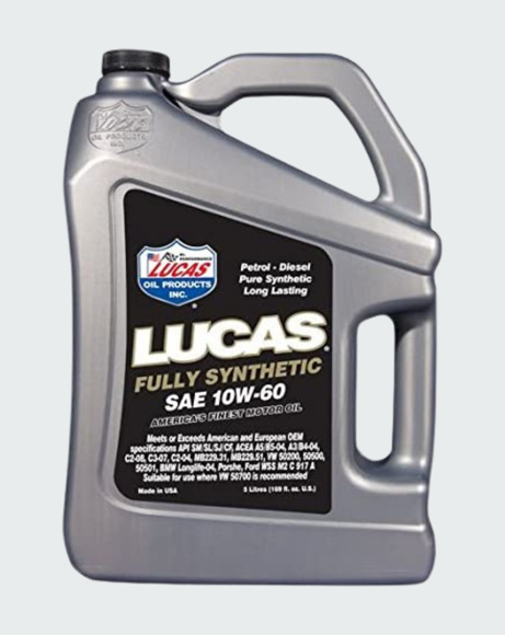 Picture of LUCAS OIL- SYNTHETIC SAE 10W-60 MOTOR OIL 5 LITER - 10231