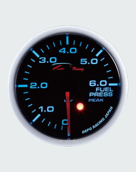 Picture of DEPO FUEL PRESSURE GAUGE,WITH SENSOR SMOKED LENS,7 COLOR LED WITH WARNING AND PEAK-TOUCH SCREEN CONTROL BOX INCLUDED #PK-SC6067B(PSI)