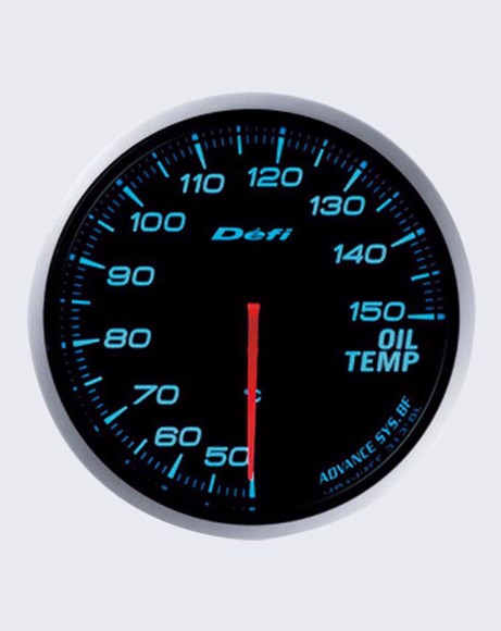 Picture of DEFI ADVANCE BF OIL TEMPERATURE GAUGE AMBER BLUE (DF10403)