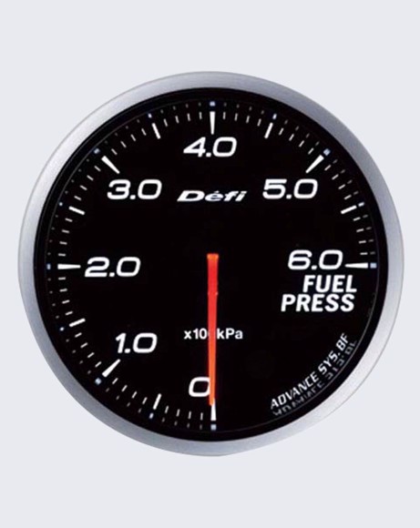 Picture of Defi DF10301 Advance BF Fuel Pressure Metric Gauge, White, 60mm