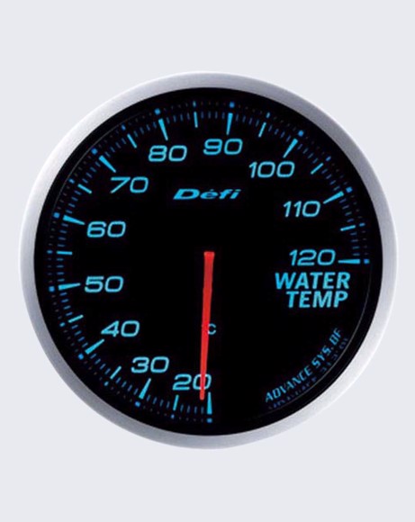 Picture of DEFI LINK METER ADVANCE BF WATER TEMPERATURE GAUGE BLUE FACE 60mm -DF10503-