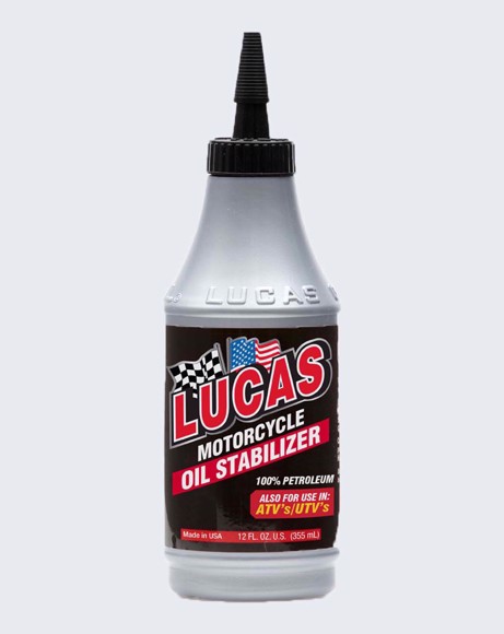 Picture of LUCAS OIL- MOTOR CYCLE OIL STABILIZER 12 OUNCE - 10727