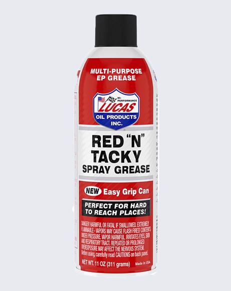 Picture of LUCAS OIL- RED AND TACKY GREASE SPRAY 11 OUNCE - 11025