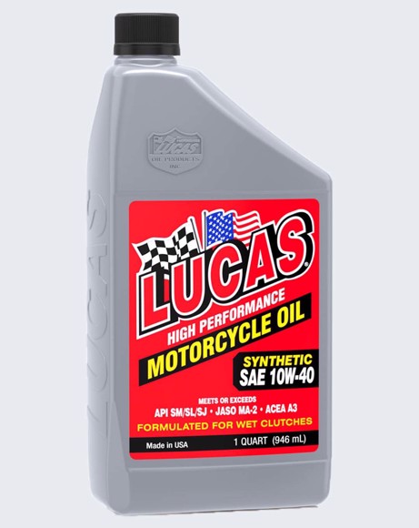 Picture of LUCAS OIL- SYNTHETIC SAE 10-40 MOTOR CYCLE OIL 1 QUART - 10793