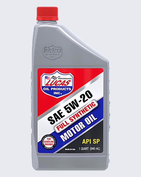 Picture of LUCAS OIL- SYNTHETIC SAE 5W-20 MOTOR OIL 1 QUART - 10082