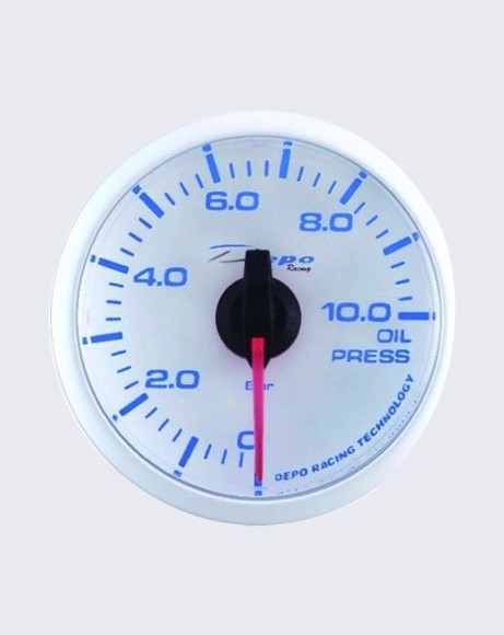 Picture of DEPO ELECTRIC 52mm DIGITAL BLUE LED SERIES OIL PRESSURE GAUGE WITH SENSOR -DBL5227