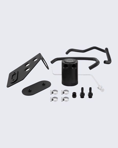 Picture of Mishimoto 2020+ Toyota Supra Baffled Oil Catch Can Kit - Black MISMMBCC-SUP-20CBE