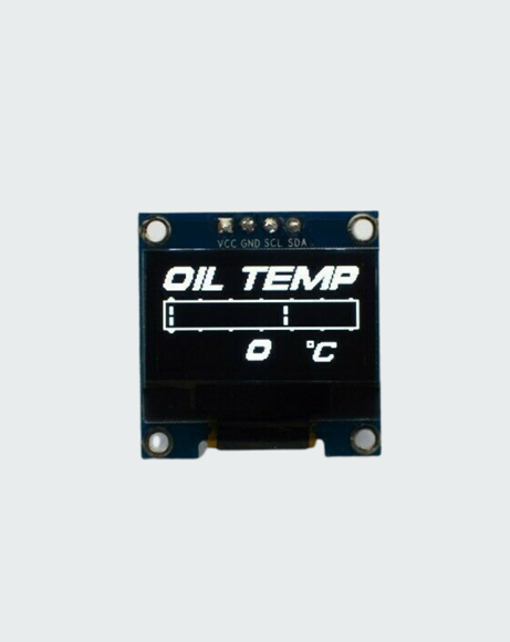 Picture of ZADA TECH OLED digital single oil temperature gauge and sensor (Centigrade)