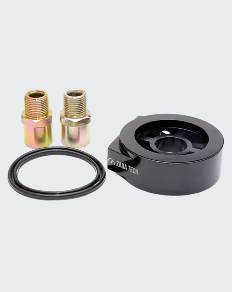 Picture of Zada Tech universal oil filter sandwich plate adapter kit for oil sensors