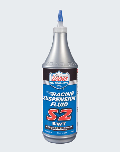 Picture of LUCAS OIL -10489- - Synthetic S2 Racing Supension Fluid 5 wt - 1 - Quart - 10489