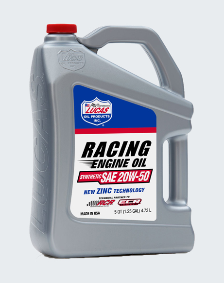 Picture of LUCAS OIL- SYNTHETIC SAE 20W-50 RACING MOTOR OIL  5 QUART -10616